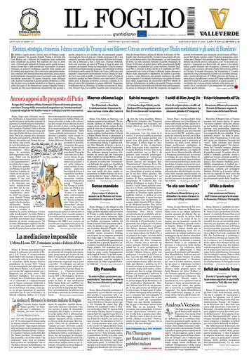Prima-pagina-il foglio-messina-edizione-di-oggi-20-05-2025